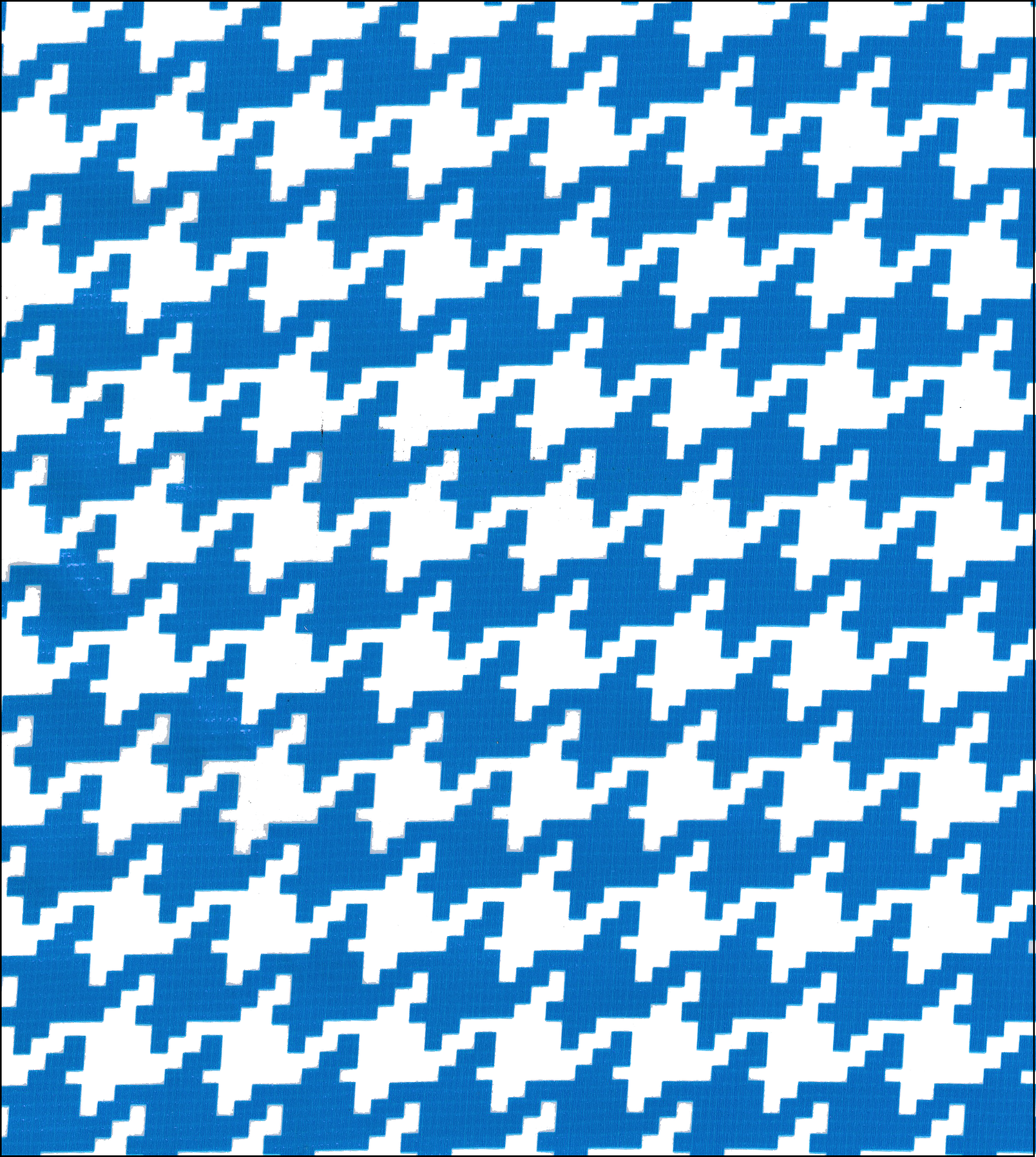 Houndstooth in Blue!