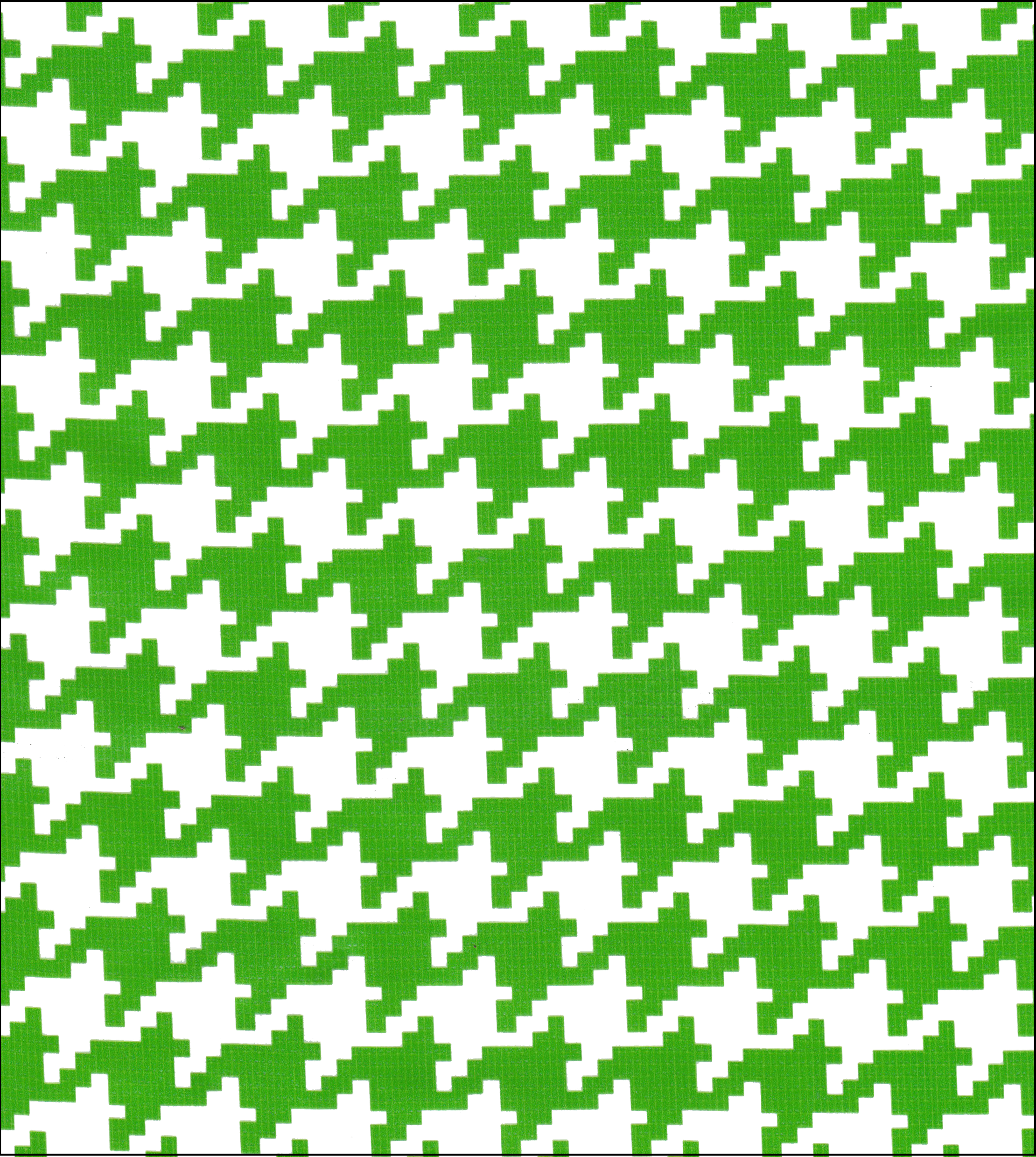 Houndstooth in Lime!