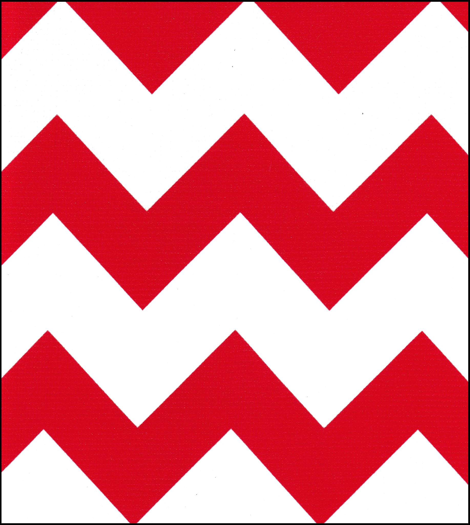 Oilcloth by the yard chevron red swatch